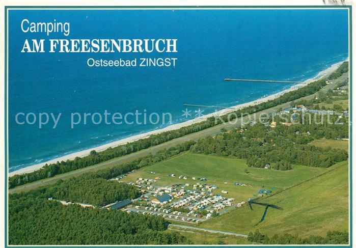 Zingst Ostseebad Fliegeraufnahme Camping Am Freesenbruch