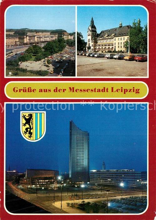 LEIPZIG Sachsen Hauptbahnhof Kongresshalle Zoo Karl-Marx-Universitaet