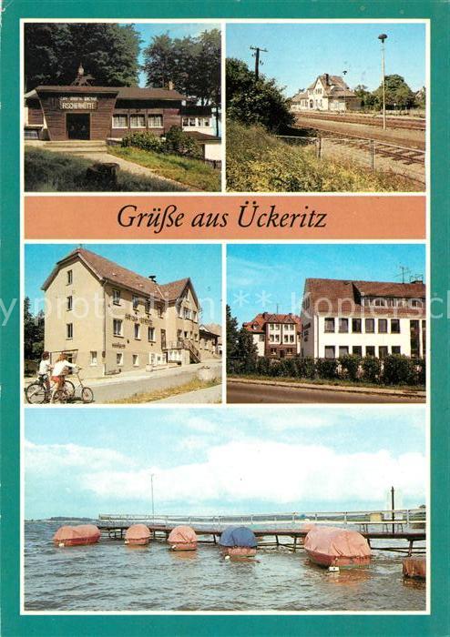 ueckeritz Usedom Fischerhuette Bahnhof Rat der Gemeinde