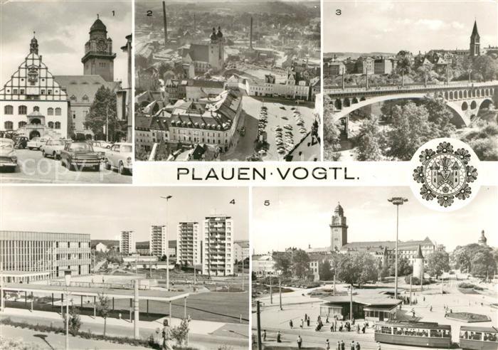 Plauen Vogtland Rathaus Altmarkt Johanniskirche