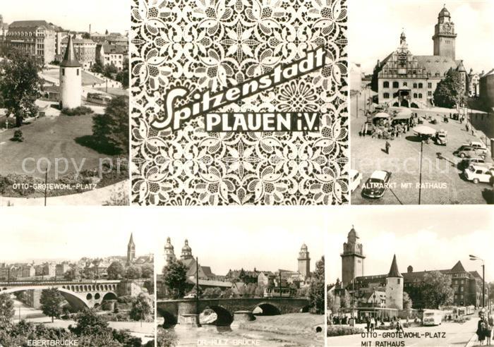 Plauen Vogtland Altmarkt Rathaus Otto-Grotewohl-Platz