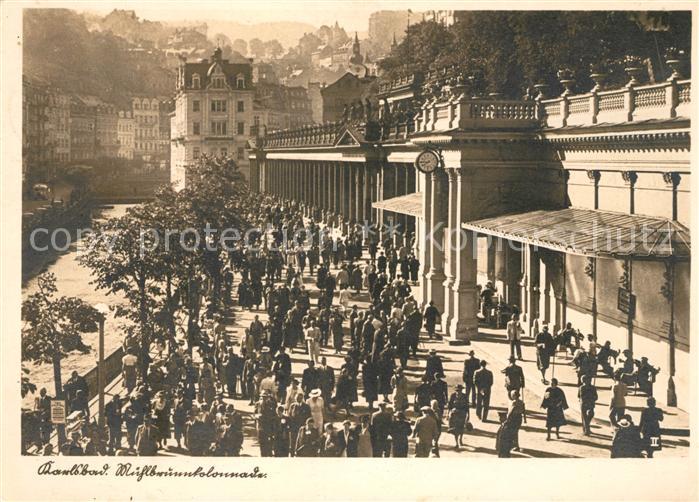 Karlsbad Eger Muehlenkolonnade