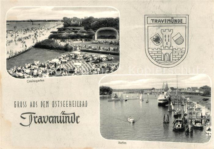 Travemuende Ostseebad Hafen Casinogarten