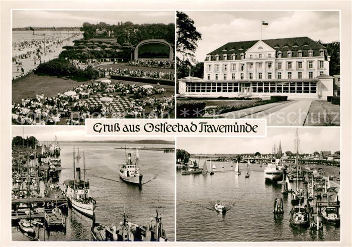 Travemuende Ostseebad Strand Hafen