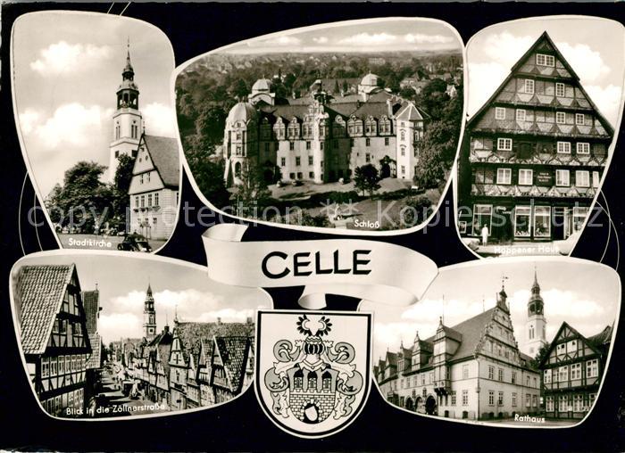 Celle Niedersachsen Schloss Kirche Rathaus