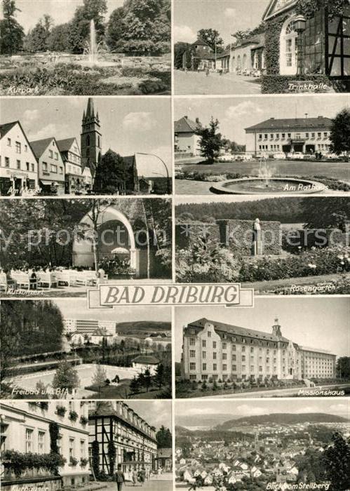 Bad Driburg Rathaus Markt Trinkhalle