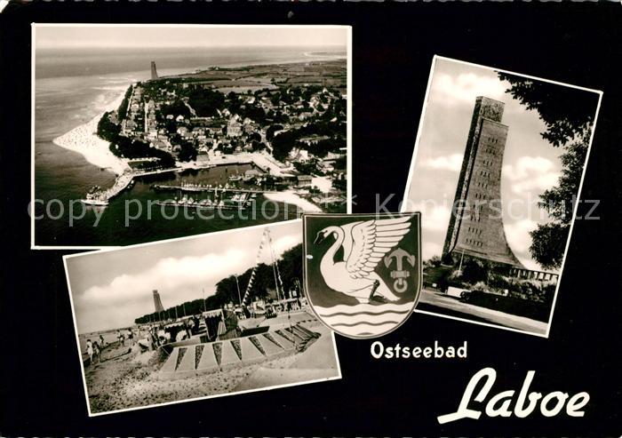 Laboe Denkmal Fliegeraufnahme