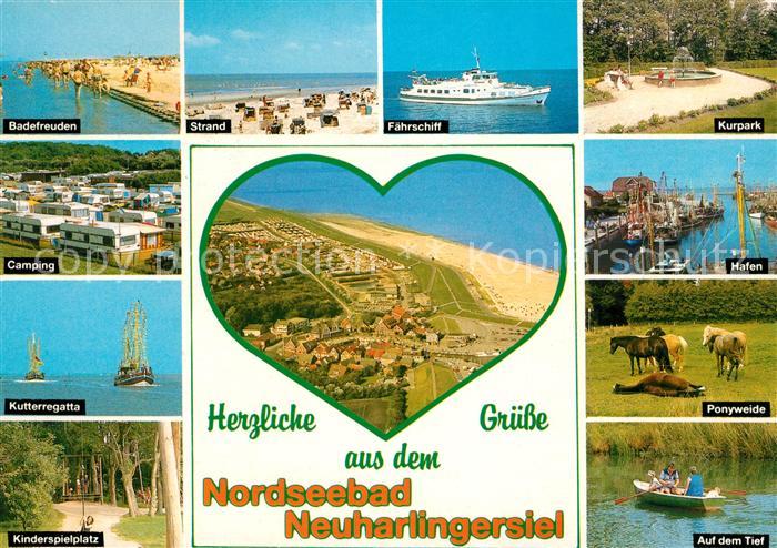 Neuharlingersiel Ponyweide Kuterregatta Camping