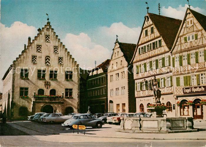 Bad Mergentheim Marktplatz Rathaus