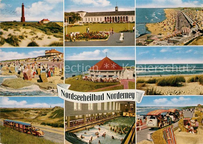 Norderney Nordseebad Strand Leuchtturm