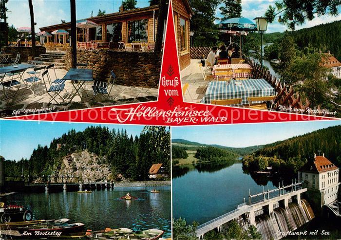 Hoellensteinsee See-Restaurant Bootssteg Kraftwerk