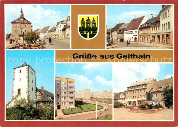 Geithain Markt Leipziger Strasse Neubauten