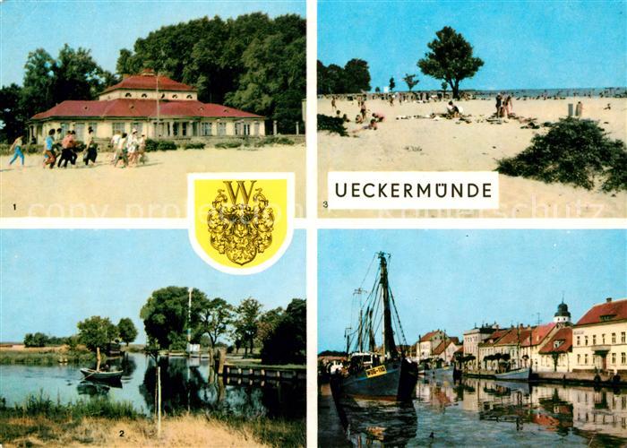 Ueckermuende Mecklenburg Vorpommern Ueckermuendung Hafen