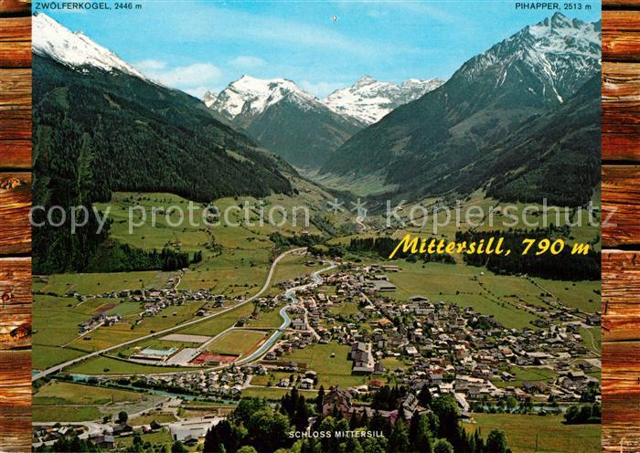 Mittersill Oberpinzgau Fliegeraufnahme Schloss Pass Thurn