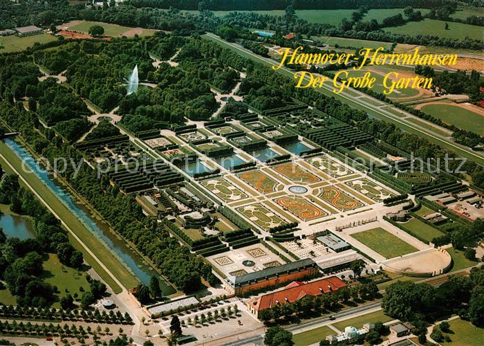 Herrenhausen Hannover Fliegeraufnahme Grosse Garten