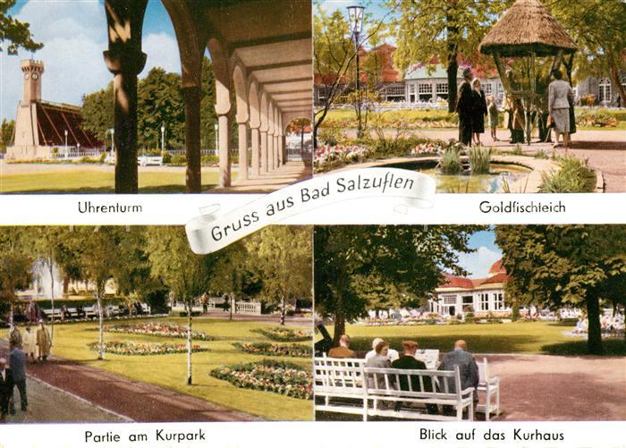 Bad Salzuflen Uhrenturm Goldfischteich Kurhaus