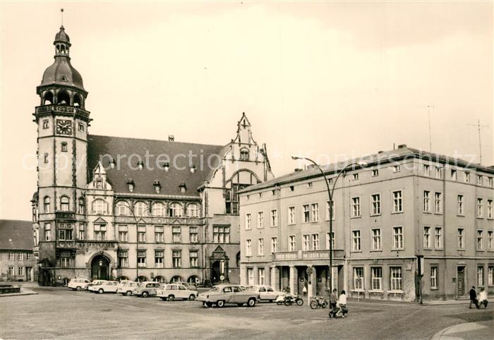Koethen Anhalt Marktplatz Rathaus Stadthaus