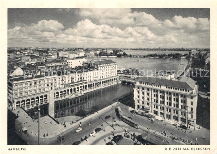 Hamburg Die drei Alsterbecken