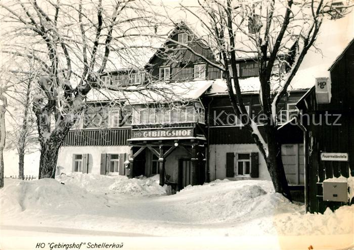 Schellerhau HO Gebirgshof Winterlandschaft
