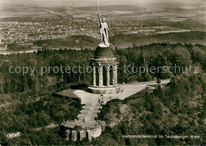 Hermannsdenkmal Fliegeraufnahme