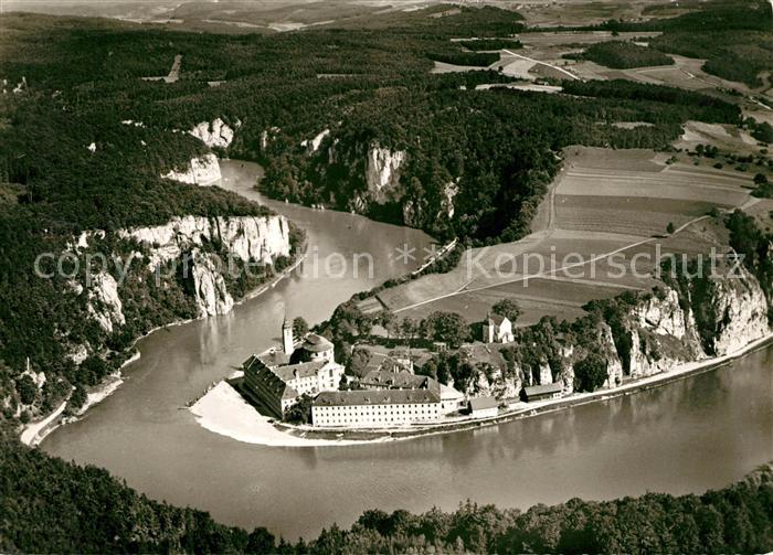 Kloster Weltenburg Fliegeraufnahme