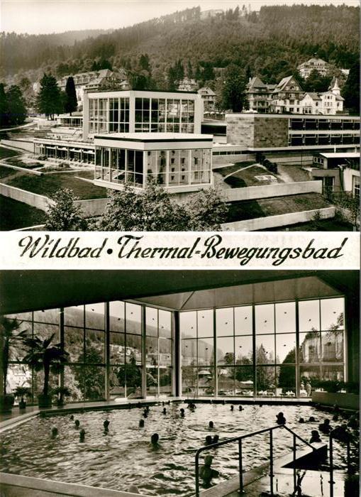 Wildbad Schwarzwald Thermal Bewegungsbad Freibad Liegehallen