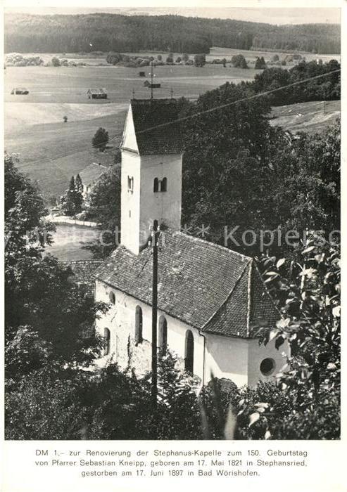 Bad Woerishofen Kuratorium Erhaltung Stephanus Kapelle
