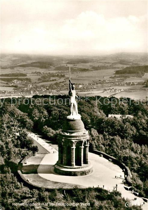 Teutoburgerwald Fliegeraufnahme Hermannsdenkmal