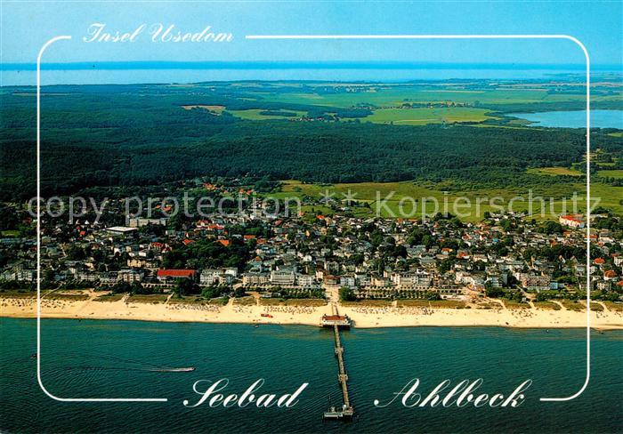 Ahlbeck Ostseebad Fliegeraufnahme