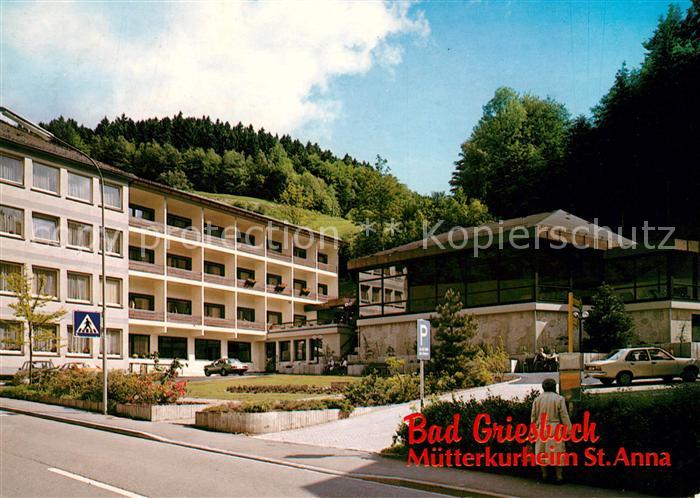 Bad Griesbach Schwarzwald  Muetterkurheim Sankt Anna