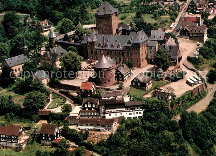 Schloss Burg Wupper Fliegeraufnahme