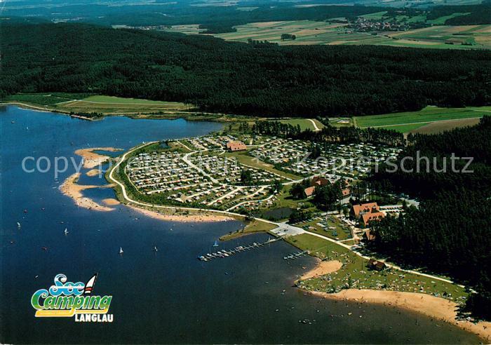 Langlau Seecamping Fliegeraufnahme