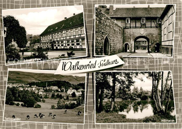 Walkenried Klostertor Hotel Goldener Loewe Hoellteich