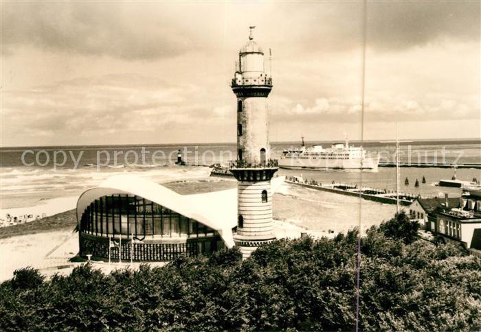 Warnemuende Ostseebad Hafeneinfahrt Faehre