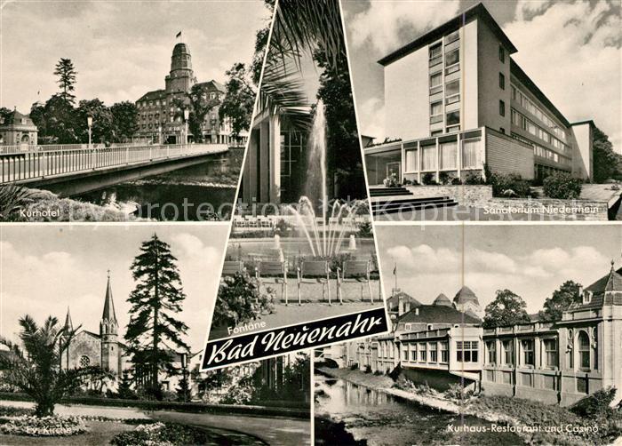 Bad Neuenahr-Ahrweiler Kurhotel Sanatorium Niederrhein Kurhaus Restaurant Casino