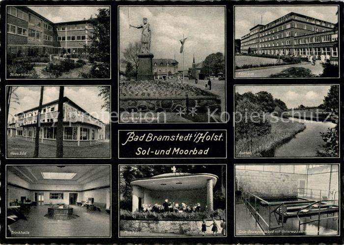 Bad Bramstedt Trinkhalle Markt Roland Denkmal Musikpavillon