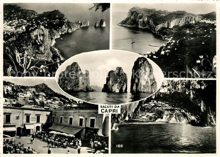 Capri Markt Fliegeraufnahme
