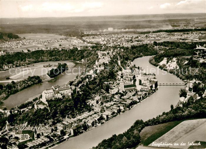Burghausen Salzach Fliegeraufnahme
