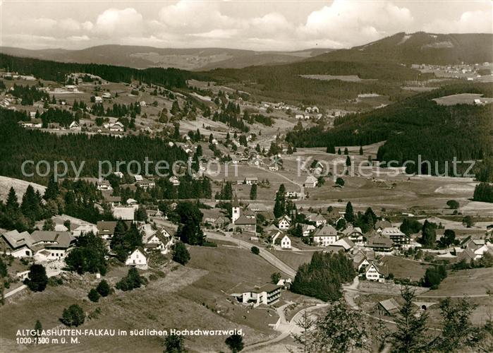 Altglashuette Schwarzwald Falkau Fliegeraufnahme
