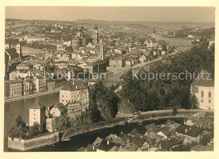 Passau Panorama Kirche