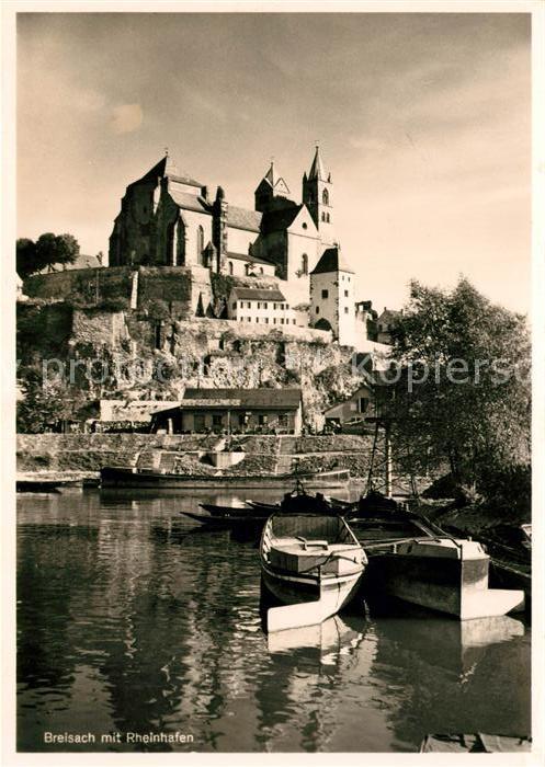 Breisach Rhein Rheinhafen Kirche