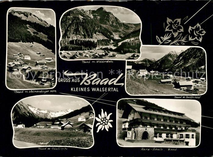 Baad Mittelberg Kleinwalsertal Widderstein Kurz Schule