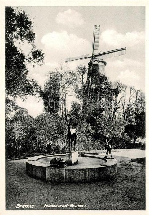 BREMEN  CITY Hildebrandt Brunnen