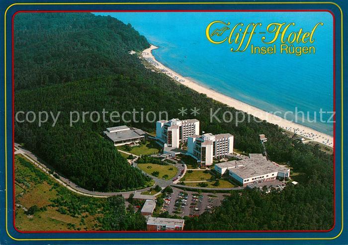 Insel Ruegen Fliegeraufnahme Cliff Hotel