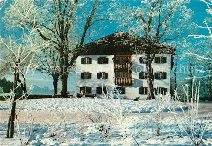 Langau Bad Heilbrunn Bildungsstaette Winteraufnahme