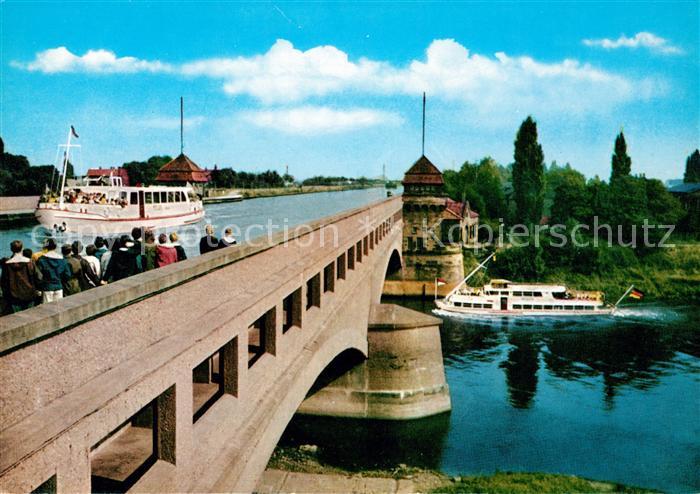 Minden Westfalen Wasserstrassenkreuz Bruecke