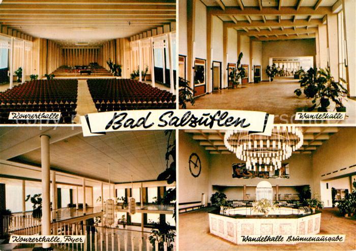 Salzuflen Bad Konzerthalle Wandelhalle Foyer Brunnenausgabe