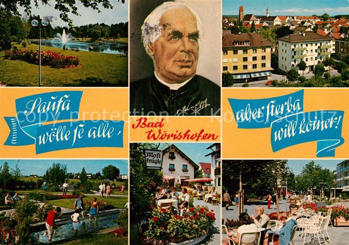 Bad Woerishofen Kneipp Kur Park Saufa woelle se alle aber sterba will koiner