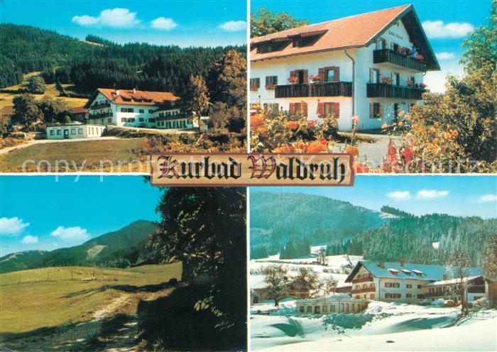 Bad Kohlgrub Kurbad Waldruh Winterlandschaft