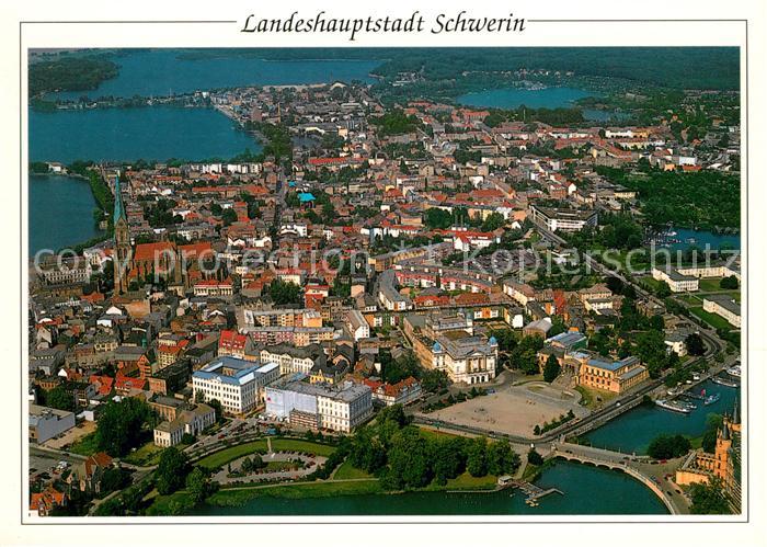 Schwerin Mecklenburg Fliegeraufnahme